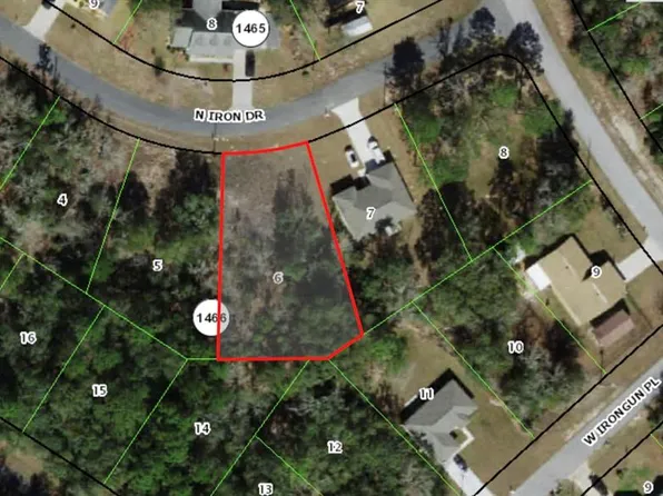 11052 N IRON DRIVE LOT 6, CITRUS SPRINGS, FL 34434