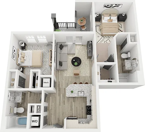 Floor plan The Organza