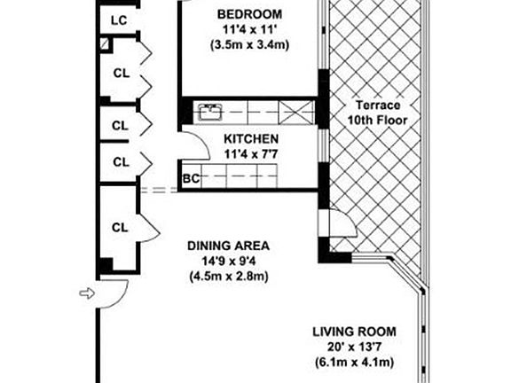 2nd image of 55 E 9th St APT 10F