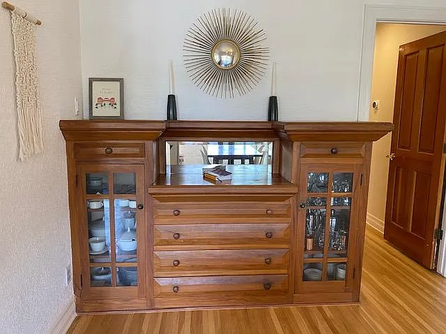 Original 1924 gumwood bar