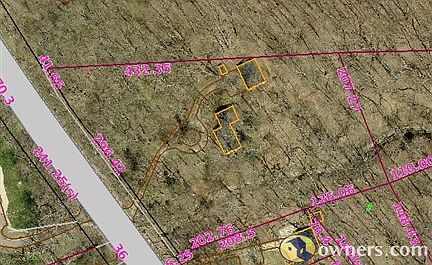 Aerial view of property