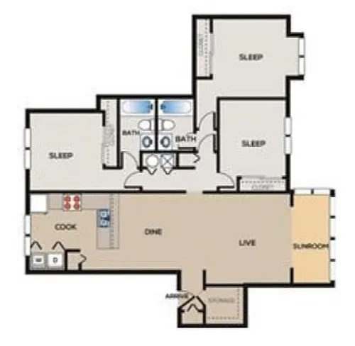 Floor plan C1
