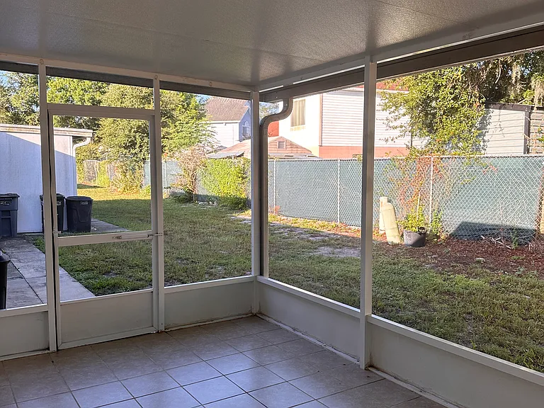 Patio and social space.