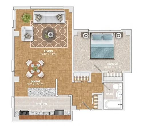 Floor plan The Potomac