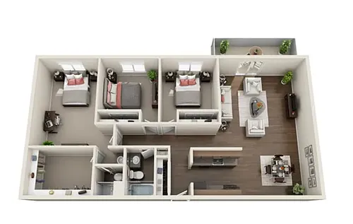Floor plan Monroe