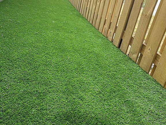 Artificial K9 Turf in back