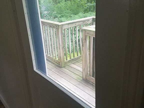 Back patio/stairwell from kitchen