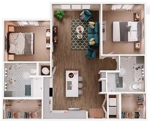 Floor plan B1