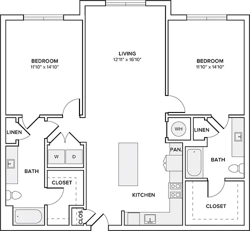 Floor plan B01