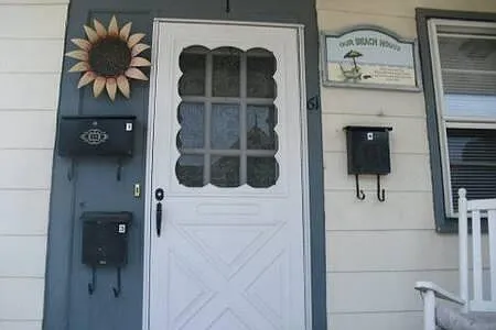 Front door.