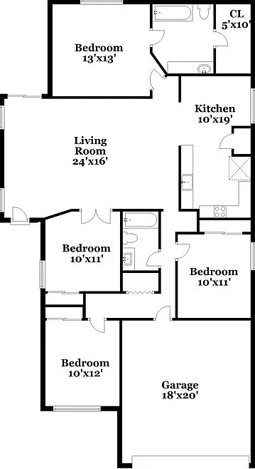 4 bed, 2.0 bath, 1534 sqft, $2,145 — Photo 2