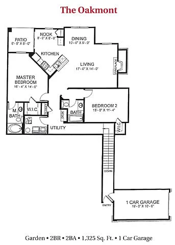 Floor plan Oakmont