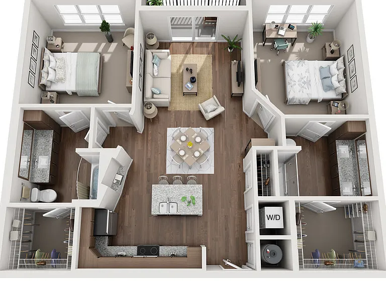 B3a floor plan The Carson