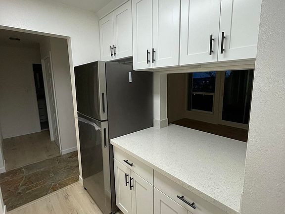 Kitchen with new cabinets and appliances