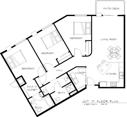 Floor plan Souris