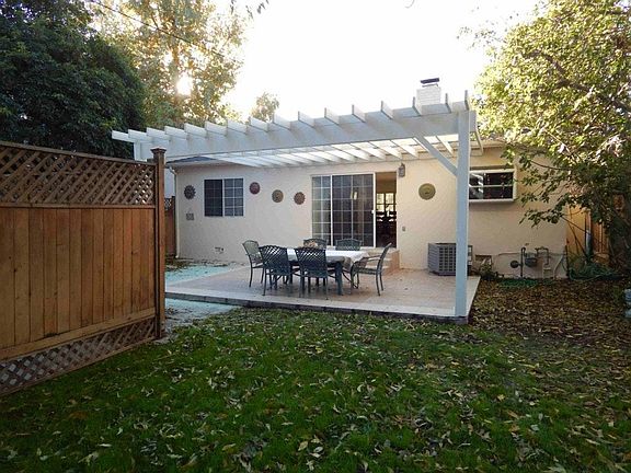 Yard at back of House