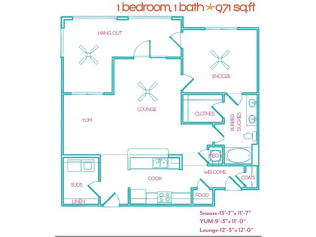 Floor plan Paddle- Flap Scorpionfish