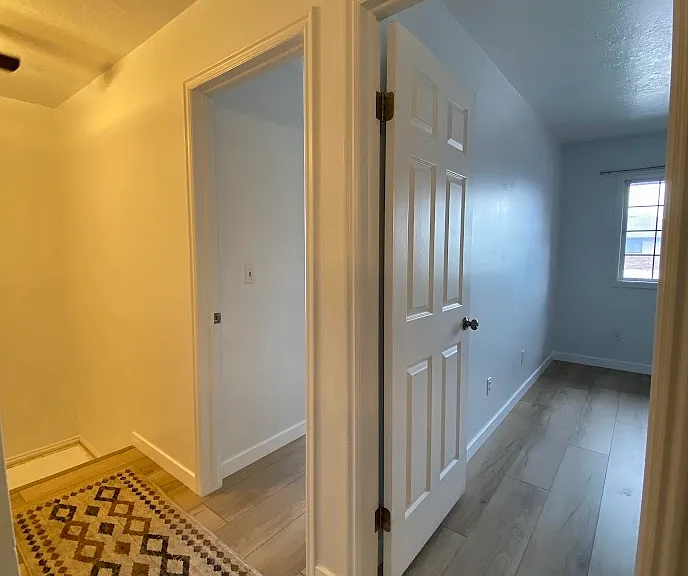 Upstairs hall outside bedroom #1 & #2.
