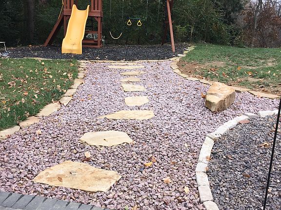 Walkway to play set 