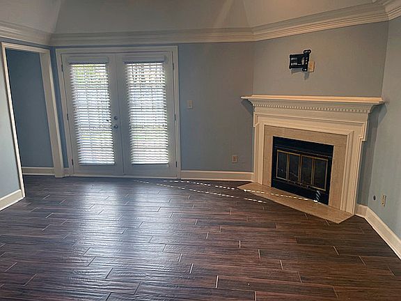 Living room with French Doors