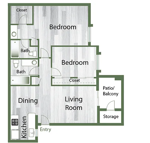 Floor plan C1R