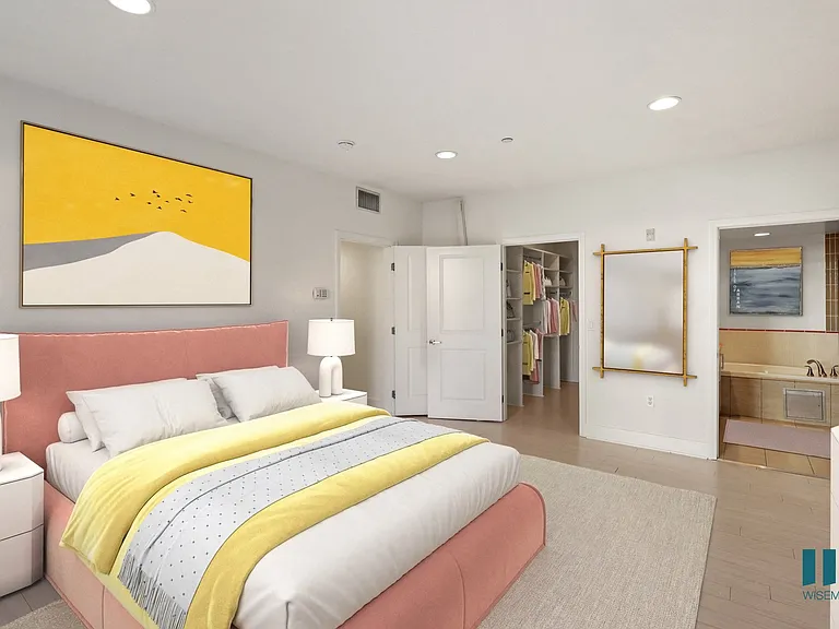 Bedroom with Bathroom and Walk-In Closet with Built-In Organizers