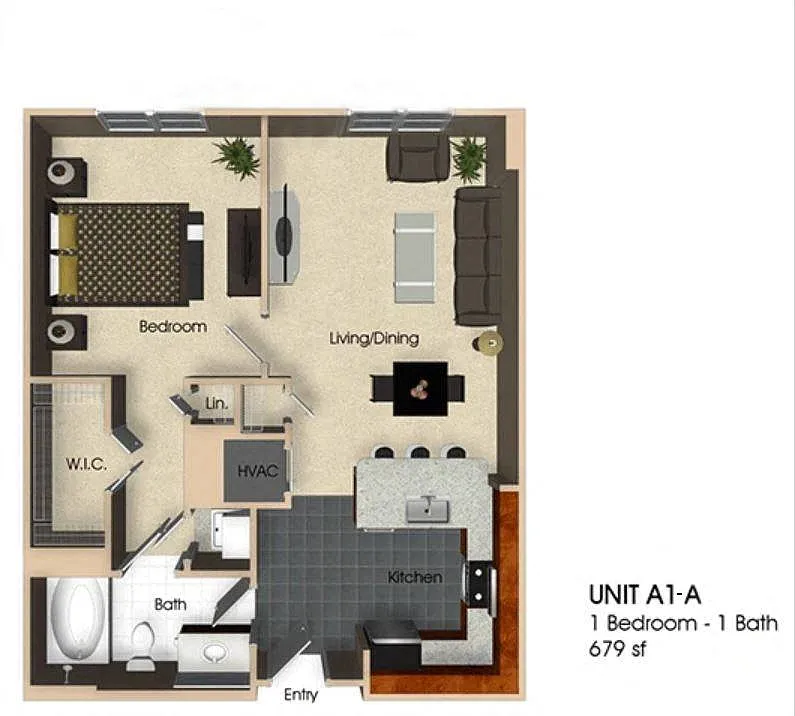 Floor plan A1A