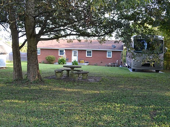 Shaded Concrete Picnic Bench
