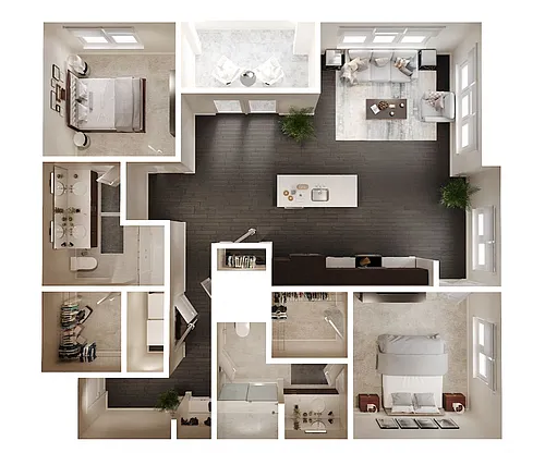 Floor plan B3 Corleone