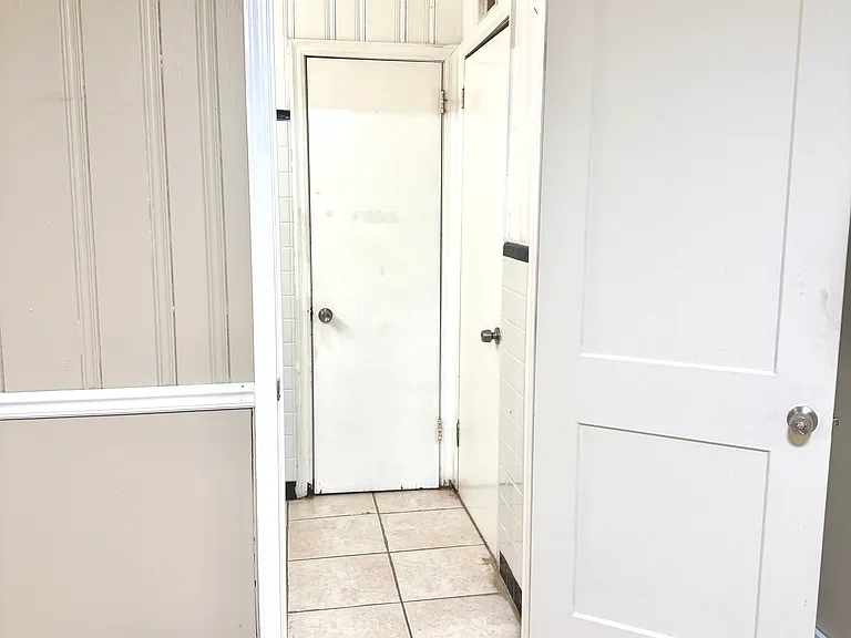 View of bathroom entrance from main room