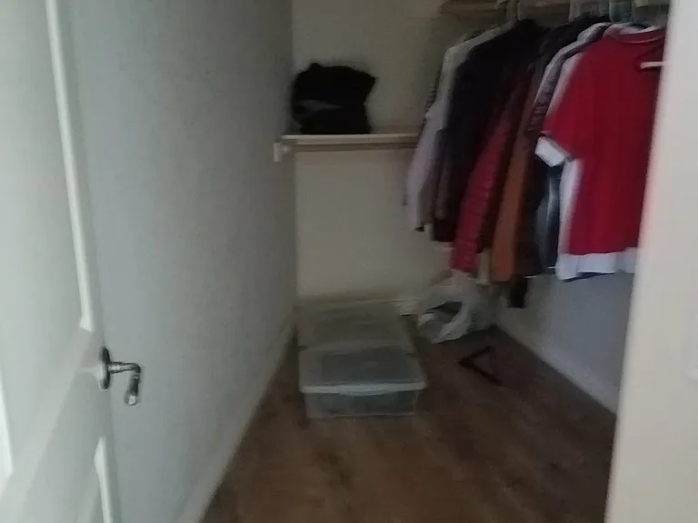 Secondary Bedroom Walk-in Closet