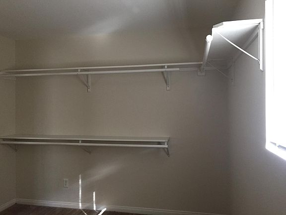 walk-in closet for master bedroom