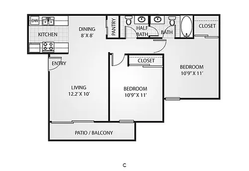 Floor plan C