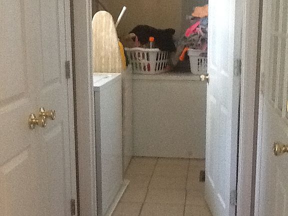 laundry, pantry to left, spare room to right