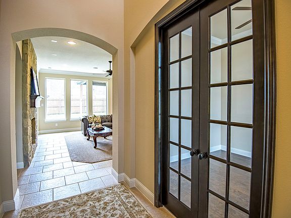 French doors to the Study