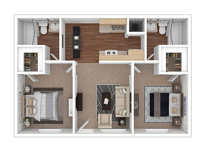 Floor plan 2X2