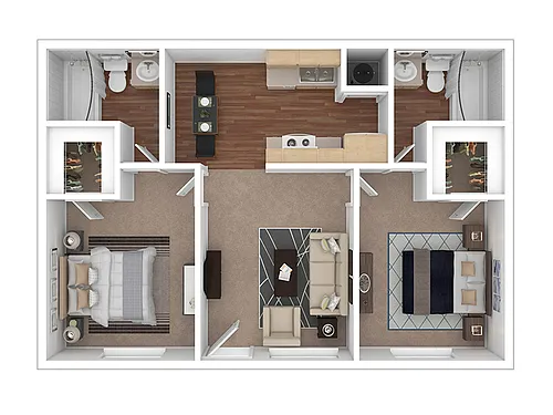 Floor plan 2X2