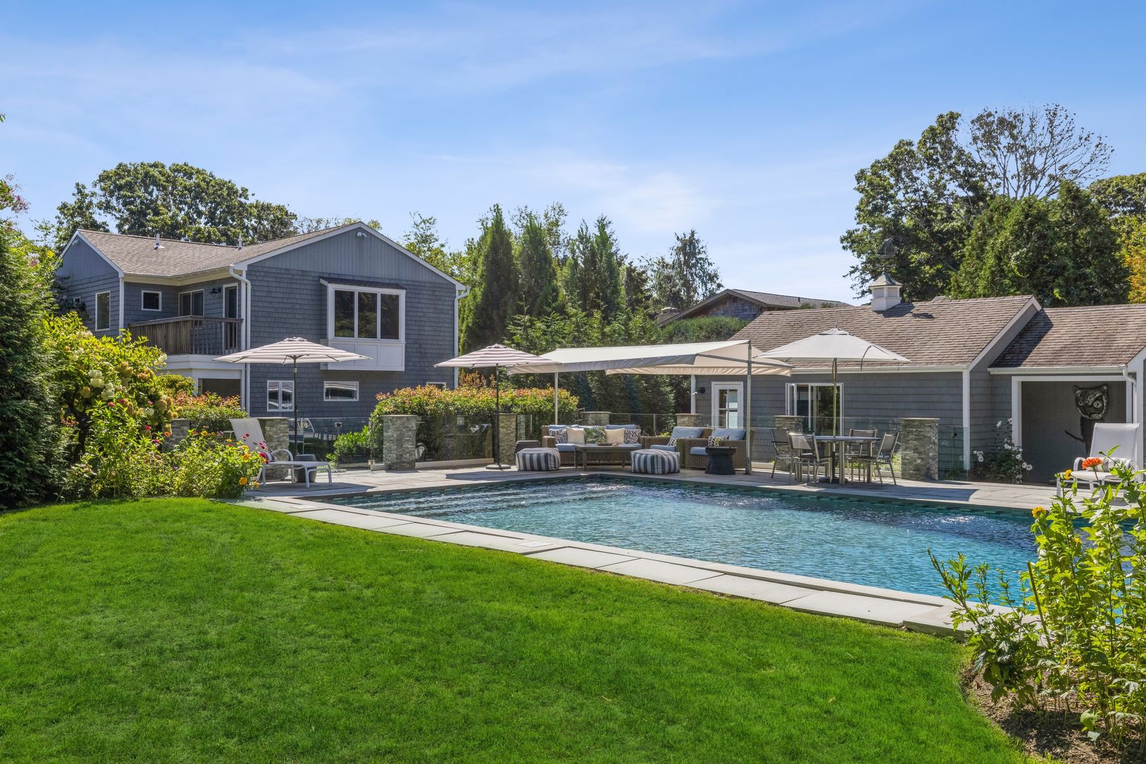  Rear Pool house and Pool