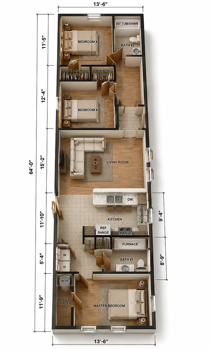 Floor plan Ponderosa Floor Plan