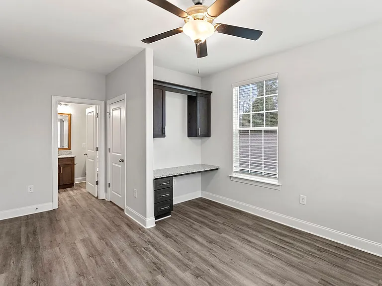 Enjoy built in desk space for studying or work from home lifestyle