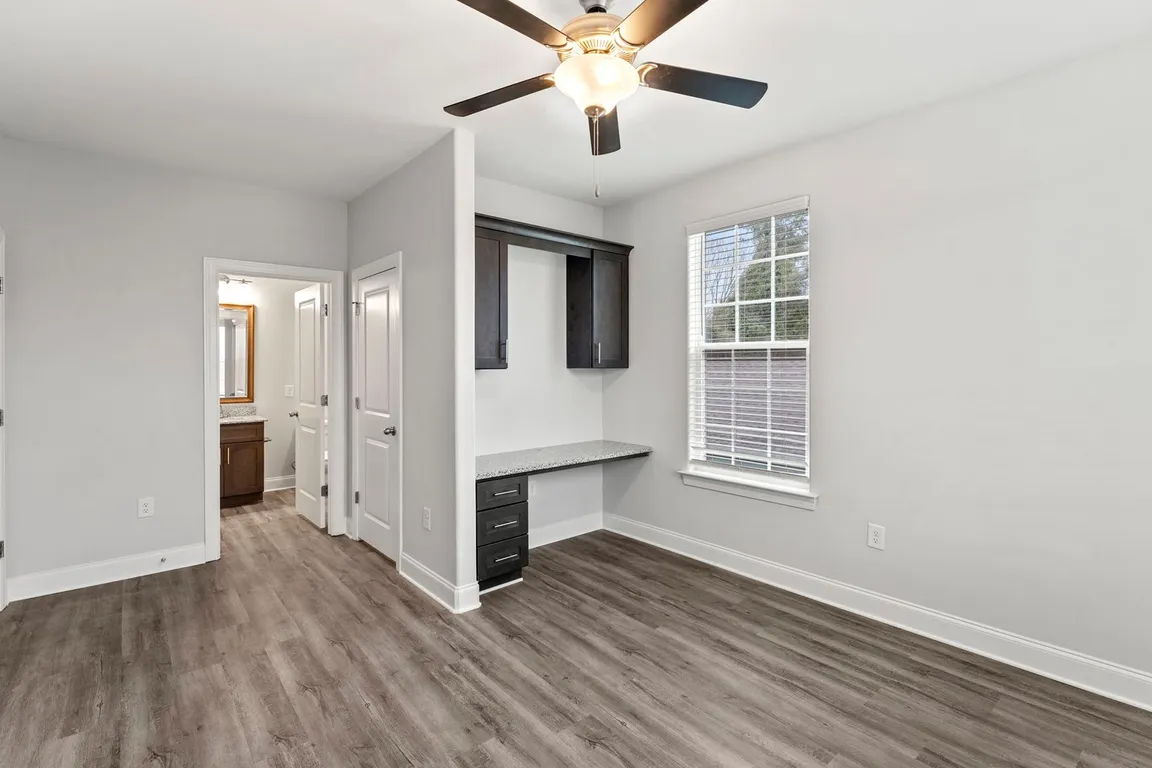 Enjoy built in desk space for studying or work from home lifestyle