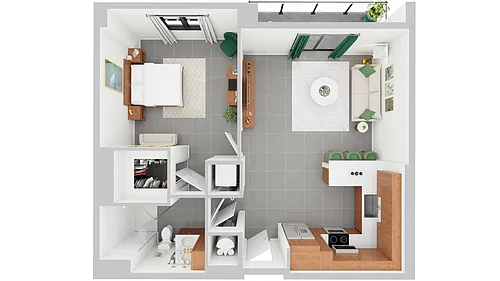 Floor plan A13