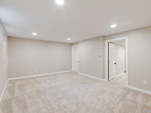 Basement Living Space (no furniture) for reference)