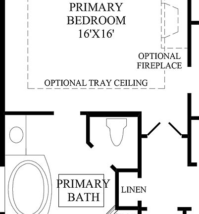 Optional Alternate Primary Bath