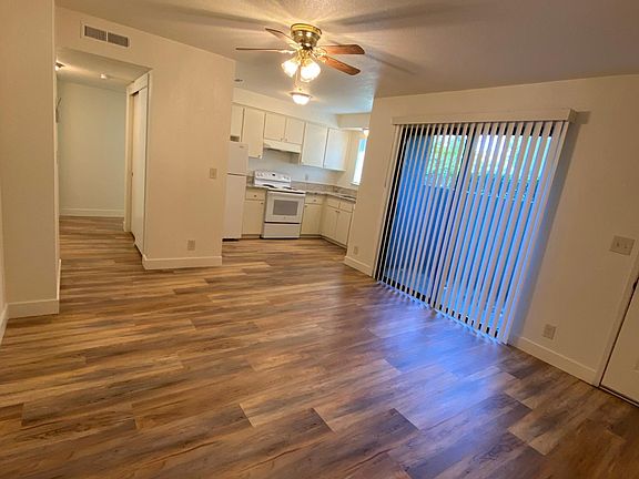 living room with balcony sliding door