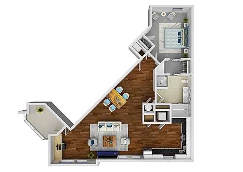 Floor plan A1B
