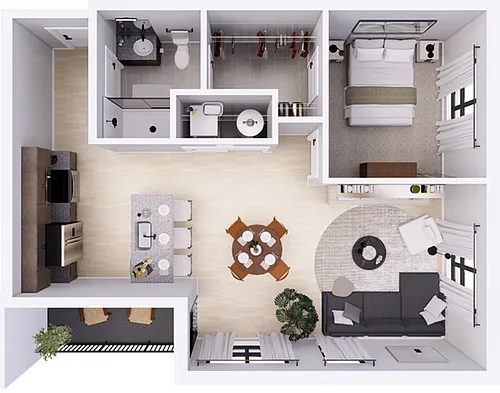 Floor plan 1D