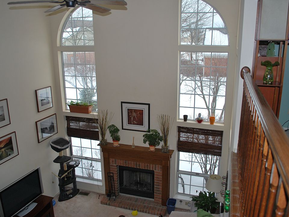 fire place in living room