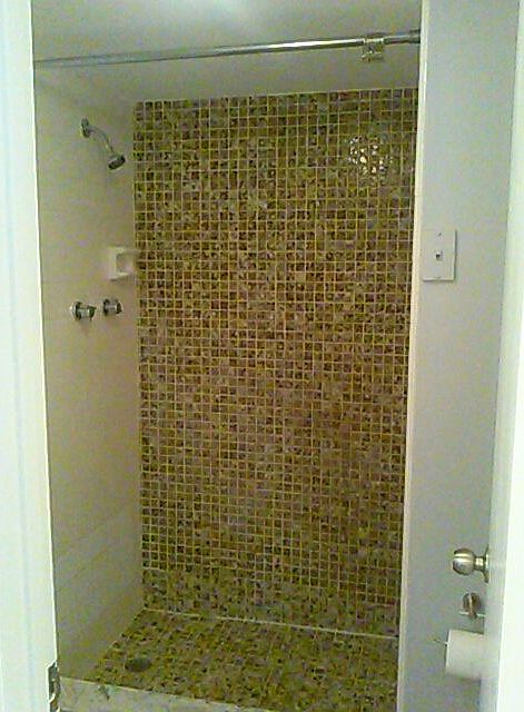 Master shower