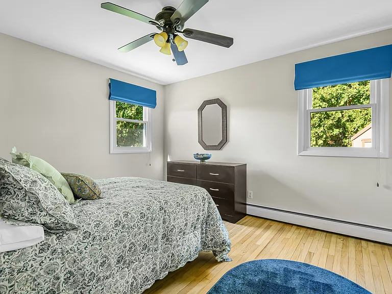 Bedroom with queen bed and large closet, also, new bedroom set , not in photo